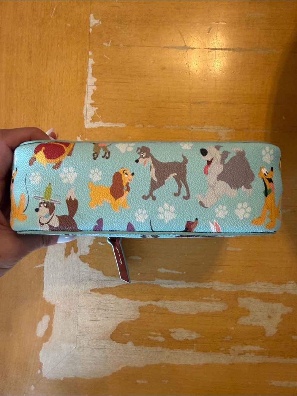 Dooney & Bourke Small Pets Print Purse - Light Blue - Picture 4 of 9